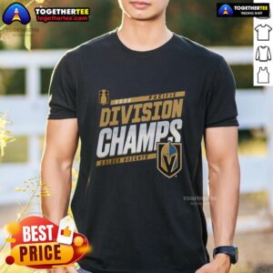 Nice Vegas Golden Knights Division Champions 2026 T-Shirt featuring bold team logo and celebratory design.