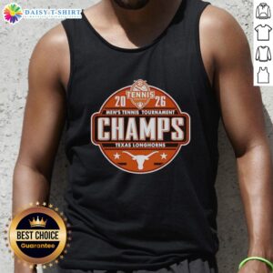 Good Texas Longhorns 2026 SEC Women's Tennis Tournament Champions logo on a stylish tank top design.