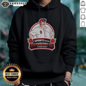 Official baseball with strawberry ice hoodie design, featuring vibrant colors and stylish graphics for sports enthusiasts.