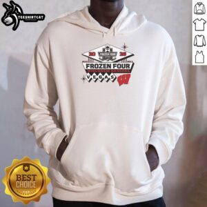 Nice Blue 84 2026 Frozen Four Hockey Hoodie featuring a stylish design, perfect for fans of college hockey.
