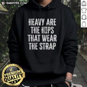 Stylish model wearing a hot, heavy strap hoodie, showcasing trendy fashion and hip style.
