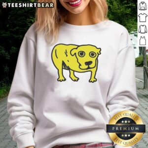 Top Tripod Dog Doodle Sweatshirt featuring a cute dog graphic, perfect for pet lovers and cozy fashion enthusiasts.