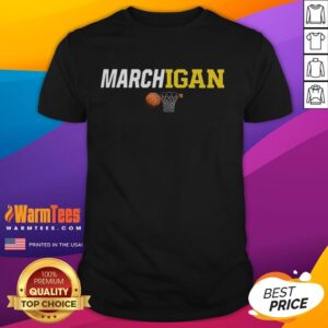 Good Michigan Wolverines Marchigan T-Shirt featuring bold logo and vibrant colors, perfect for fans and game day attire.