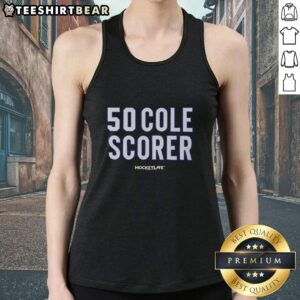 Premium Cole Caufield 50 jersey tank top for Montreal Canadiens fans, showcasing stylish hockey team apparel.