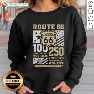 Original New Orleans Saints Route 66 Centennial 100th Anniversary sweatshirt celebrating 250 years of America.