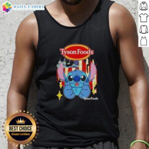 Good Stitch Like Tyson Foods USA Flag Tank Top featuring a patriotic design perfect for summer wear.