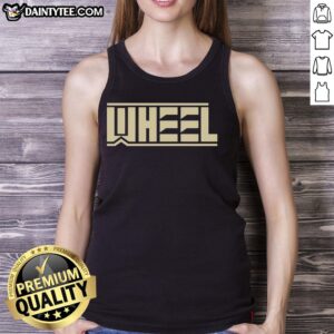 Premium Wheel Logo Tank Top for stylish summer wear, featuring a bold logo design and comfortable fit.