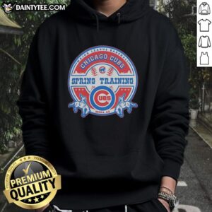 Top Chicago Cubs Spring Training 2026 vintage cowboy MLB hoodie featuring iconic team colors and logo design.