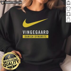 Hot Jonas Vingegaard Danish Dynamite sweatshirt featuring bold graphics and a stylish design, perfect for cycling fans.