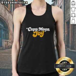 Top Copy Moon Joy Lunar Basic Design Tank Top featuring a stylish lunar graphic on a comfortable fabric.