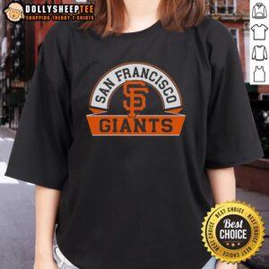 Good San Francisco Giants Phase Banner Arch Ladies Tee featuring vibrant team colors and stylish design for fans.