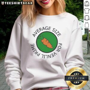 Good average size for Venlil Prime sweatshirt featuring a cozy design and vibrant colors, perfect for fans of the series.