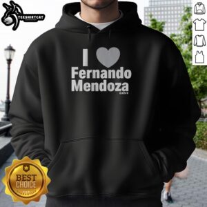 Pretty I Heart Fernando Mendoza Hoodie featuring a stylish design and vibrant colors, perfect for fans of Fernando Mendoza.
