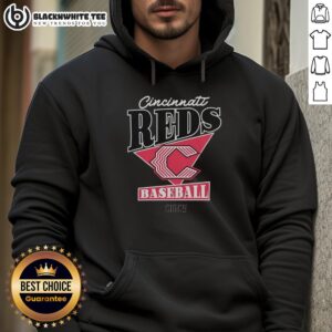 Official Cincinnati Reds Baseball Logo 2026 Hoodie featuring the team's iconic logo in vibrant red and white colors.