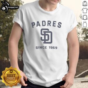 Original San Diego Padres Cooperstown Duster T-Shirt featuring vintage design and team logo, perfect for Padres fans.