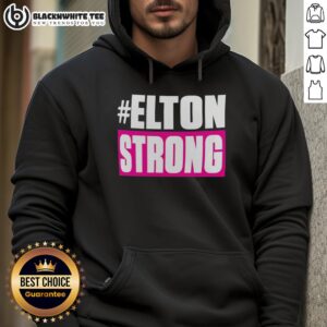 Good Elton Strong Hoodie featuring vibrant colors and stylish design, perfect for fans of Elton John and trendy fashion.