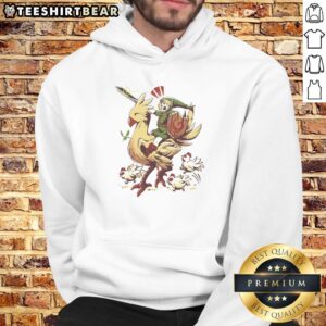 Awesome Birds of a Feather Link The Legends of Zelda Hoodie featuring vibrant graphics and cozy design for fans.