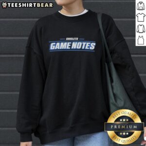 Stylish Top Chiclets Game Notes Initials Sweatshirt featuring a cozy design and trendy graphics, perfect for game day.