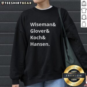 Stylish Pretty Wiseman and Glover & Koch and Hansen sweatshirt featuring a modern design for casual wear.