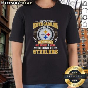Top Pittsburgh Steelers ladies tee showcasing team pride for fans in South Carolina on game day.