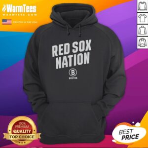 Premium Boston Red Sox Nation hoodie featuring team colors and logo, perfect for fans showing their support.