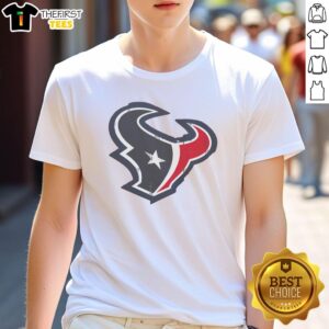 Nice Houston Texans Rivet Logo T-Shirt featuring bold team colors and a stylish design for fans.