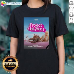 Pretty Project Hail Mary Barbie Movie Mashup featuring Ryan Gosling in a stylish ladies tee design.