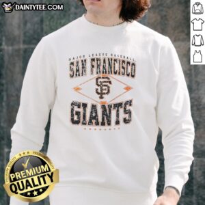 Cozy Hot San Francisco Giants Major League Baseball Cooperstown Diamond Sweatshirt, perfect for fans and chilly days.