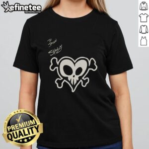 Alt Text: Premium WWE Shotzi Blackheart Signature Ladies Tee featuring vibrant graphics and a stylish design for fans.