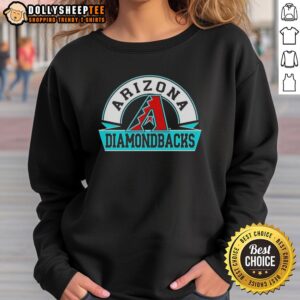 Awesome Arizona Diamondbacks Phase Banner Arch Sweatshirt featuring team logo and vibrant colors, perfect for fans.