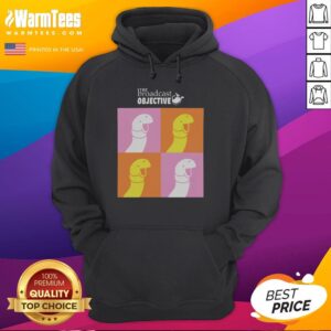 Official The Broadcast Objective Hoodie in black, featuring a stylish logo and comfortable fit for everyday wear.