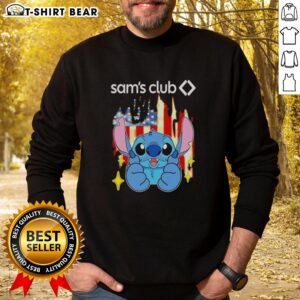 Pretty Stitch USA Flag Sweatshirt from Sam's Club, featuring a stylish design and comfortable fit for casual wear.
