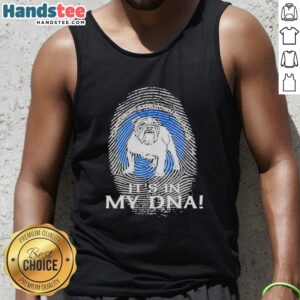 Premium Canterbury Bankstown Bulldogs Rugby tank top featuring a unique fingerprint design, perfect for fans.