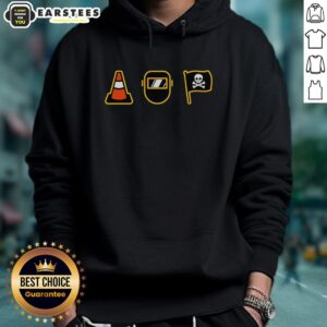 Awesome Pgh 3 Icons Hoodie featuring bold graphic design showcasing Pittsburgh's iconic symbols.