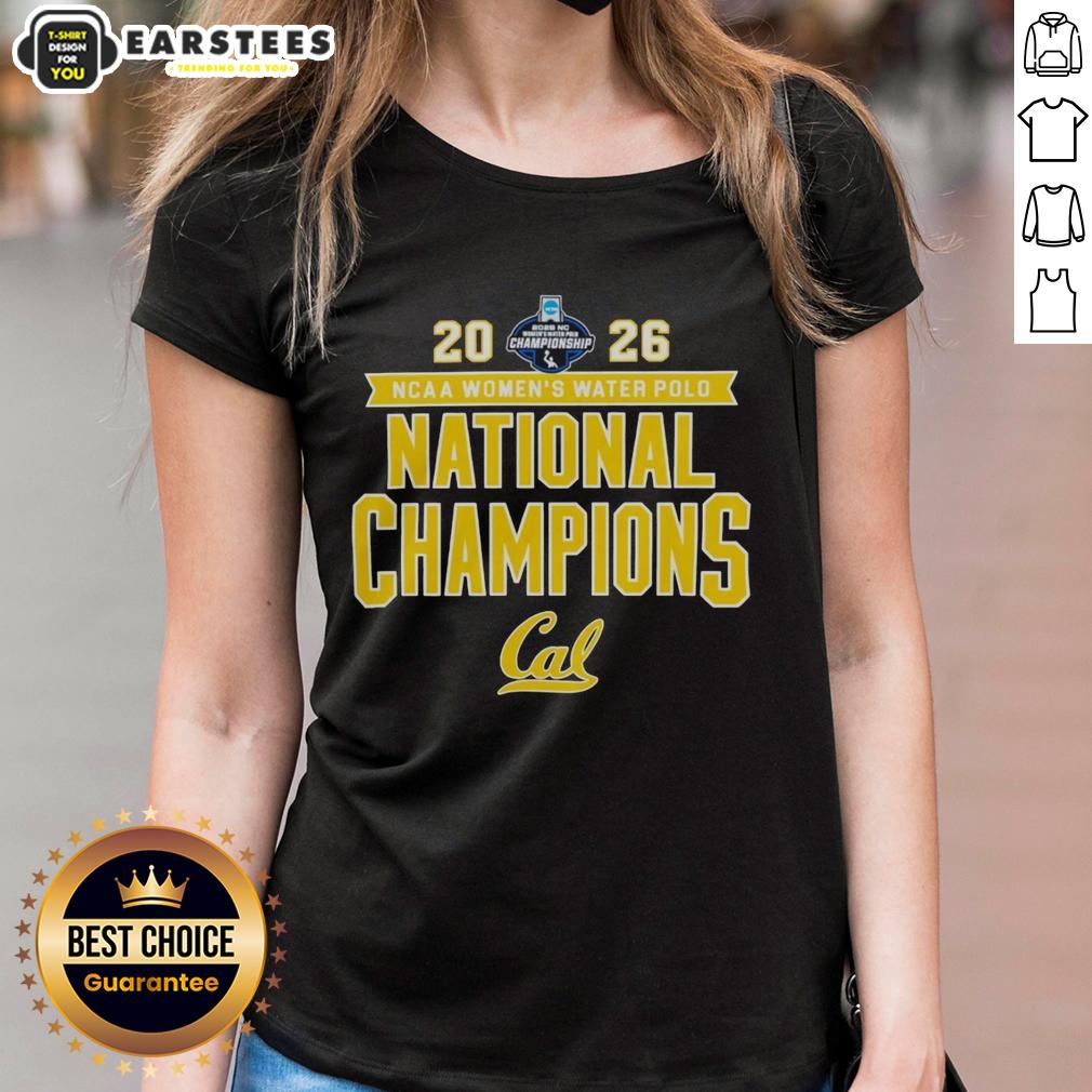 awesome-2026-ncaa-womens-water-polo-national-champs-cal-golden-bears-victory-ladies-tee Cal Golden Bears 2026 NCAA Women's Water Polo National Champs victory ladies tee showcasing team pride and celebration.