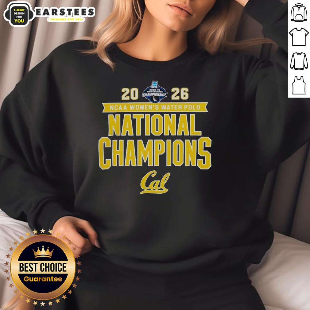 awesome-2026-ncaa-womens-water-polo-national-champs-cal-golden-bears-victory-sweatshirt Cal Golden Bears NCAA Women's Water Polo National Champs 2026 victory sweatshirt, showcasing team pride and athletic spirit.