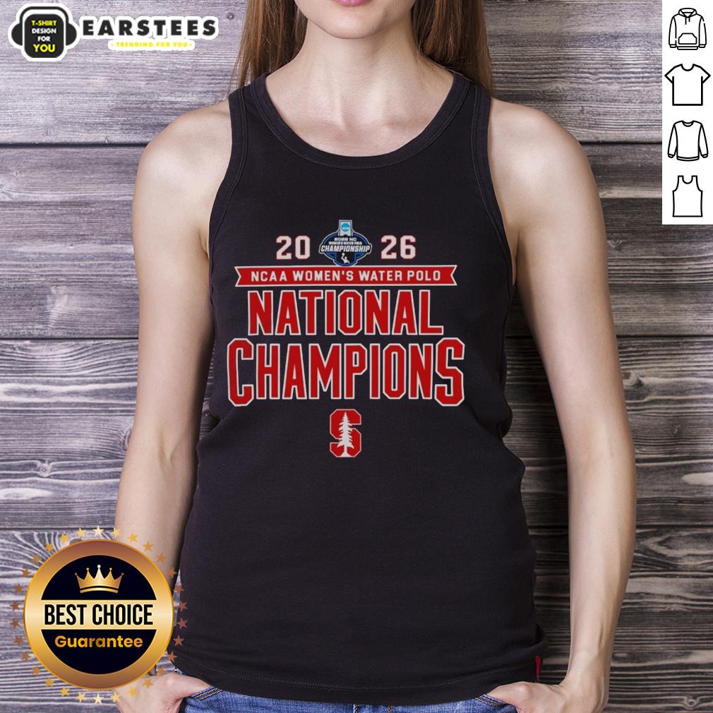 awesome-2026-ncaa-womens-water-polo-national-champs-stanford-cardinal-victory-tank-top Stanford Cardinal victory tank top celebrating the 2026 NCAA Women's Water Polo National Champs, showcasing team pride.