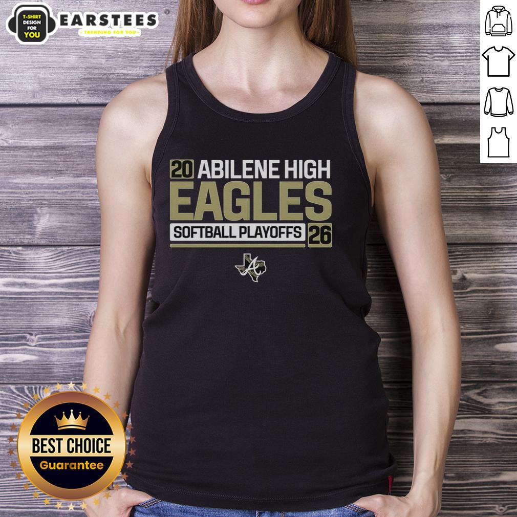 awesome-abilene-high-softball-eagles-playoffs-2026-tank-top Awesome Abilene High Softball Eagles Playoffs 2026 tank top featuring team colors and logo, perfect for fans.