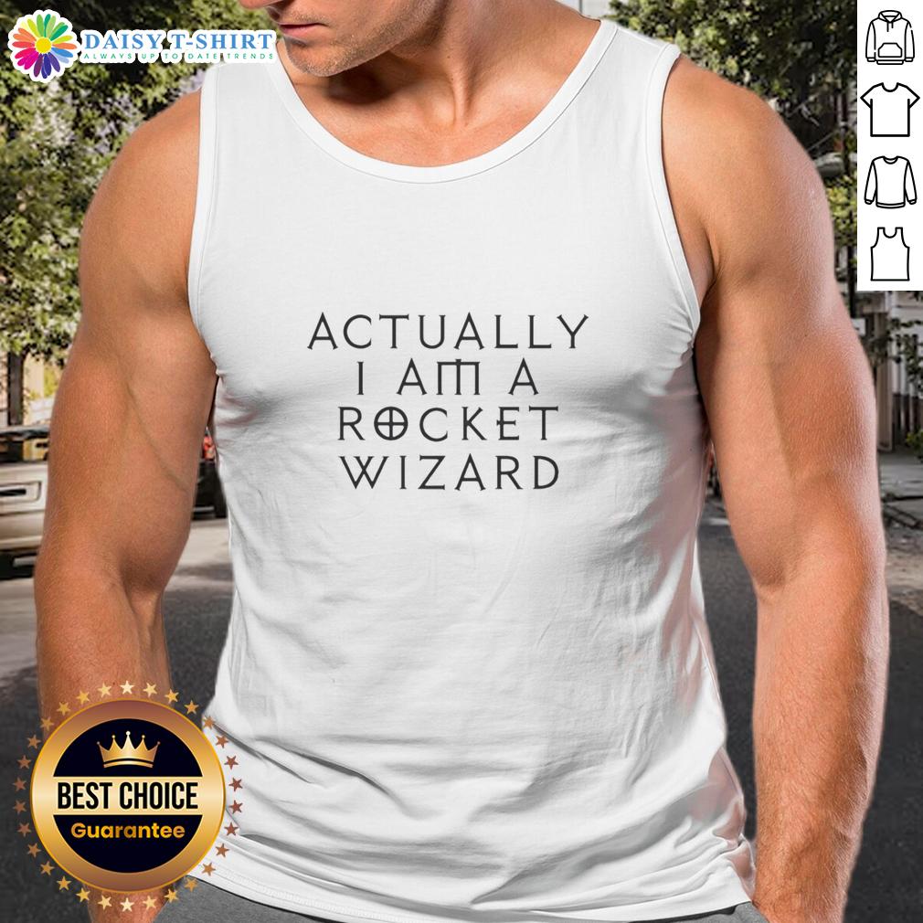 Awesome Actually I Am A Rocket Wizard Tank Top Awesome Actually I Am A Rocket Wizard tank top featuring a vibrant design and playful graphics for casual wear.