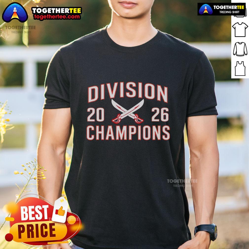 Awesome Atlantic Buffalo Hockey 2026 Division Champions T Shirt Awesome Atlantic Buffalo Hockey 2026 Division Champions T-Shirt featuring team logo and vibrant design for fans.