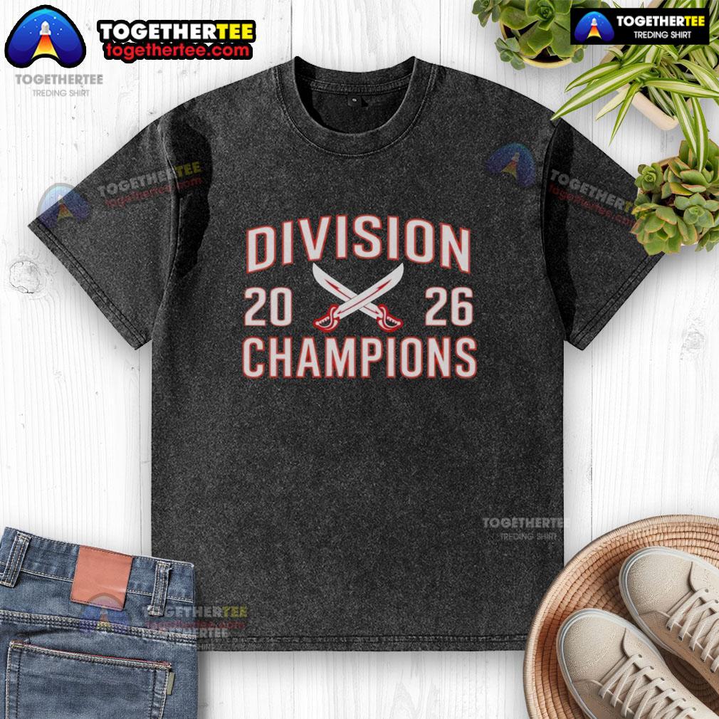 Awesome Atlantic Buffalo Hockey 2026 Division Champions Washed T Shirt Awesome Atlantic Buffalo Hockey 2026 Division Champions washed t-shirt featuring team logo and vibrant colors.