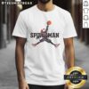 Awesome Basketball Spider T-Shirt featuring a unique spider graphic and vibrant colors for sports enthusiasts.