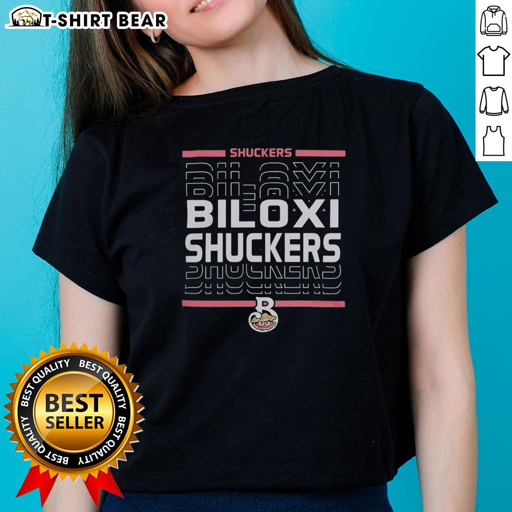 Awesome Biloxi Shuckers Mv Sport Ladies Tee Awesome Biloxi Shuckers MV Sport ladies tee featuring vibrant team colors and stylish design for baseball fans.
