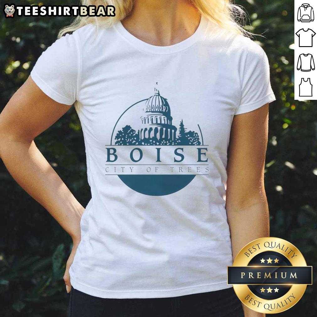 awesome-boise-city-of-trees-ladies-tee Awesome Boise City of Trees ladies tee featuring a stylish design celebrating Boise's natural beauty and vibrant community.
