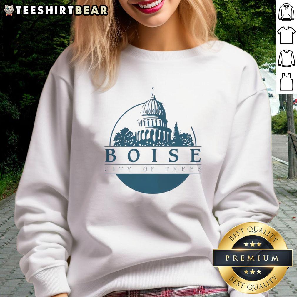 awesome-boise-city-of-trees-sweatshirt Awesome Boise City of Trees sweatshirt showcasing a stylish design perfect for outdoor enthusiasts and Boise lovers.