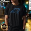 Awesome Carolina Panthers Rivet Logo T-Shirt featuring a bold team logo, perfect for fans and game day attire.