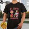 Awesome Charlie Brown and Snoopy X St. Louis Cardinals Basketball T-shirt, celebrating team spirit since 1882.