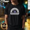 Awesome Colorado Rockies Phase Banner Arch T-Shirt showcasing vibrant team colors and logo for passionate fans.