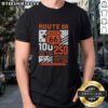 Awesome Denver Broncos Route 66 Centennial T-Shirt celebrating 100th Anniversary 1926-2026 and 250th America Anniversary.