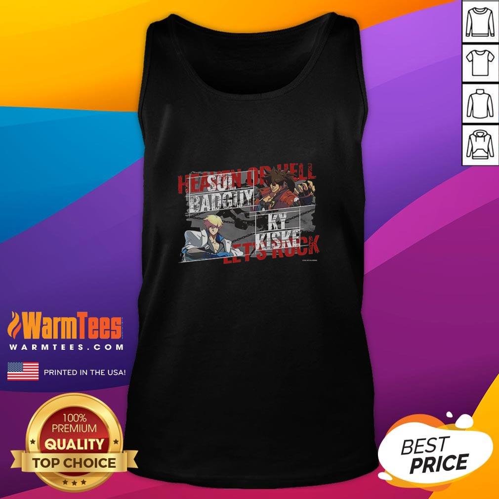 awesome-heaven-or-hell-lets-rock-sol-badguy-ky-kiske-tank-top Awesome Heaven or Hell Let's Rock Sol Badguy Ky Kiske tank top featuring vibrant graphics and bold colors.
